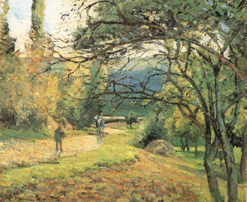 Camille Pissarro Pang plans scenery Schwarz